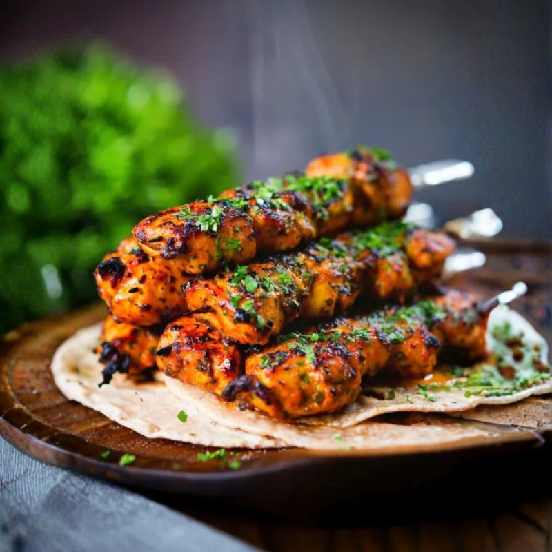 Namak Mirch Chicken Taster Kit shown with prepared grilled chicken