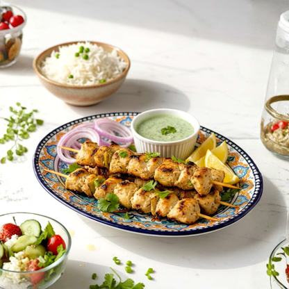 Namak Mirch Chicken Taster Kit box showing Tikka, Tandoori, Malai Boti and Chargha packs