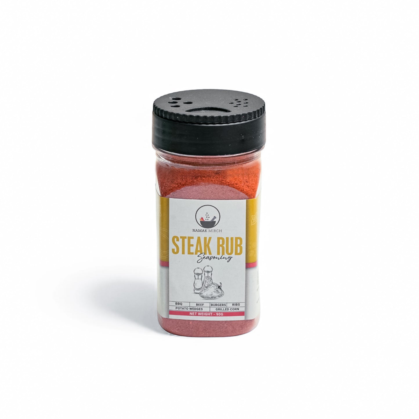 Namak Mirch Steak Seasoning spice blend jar