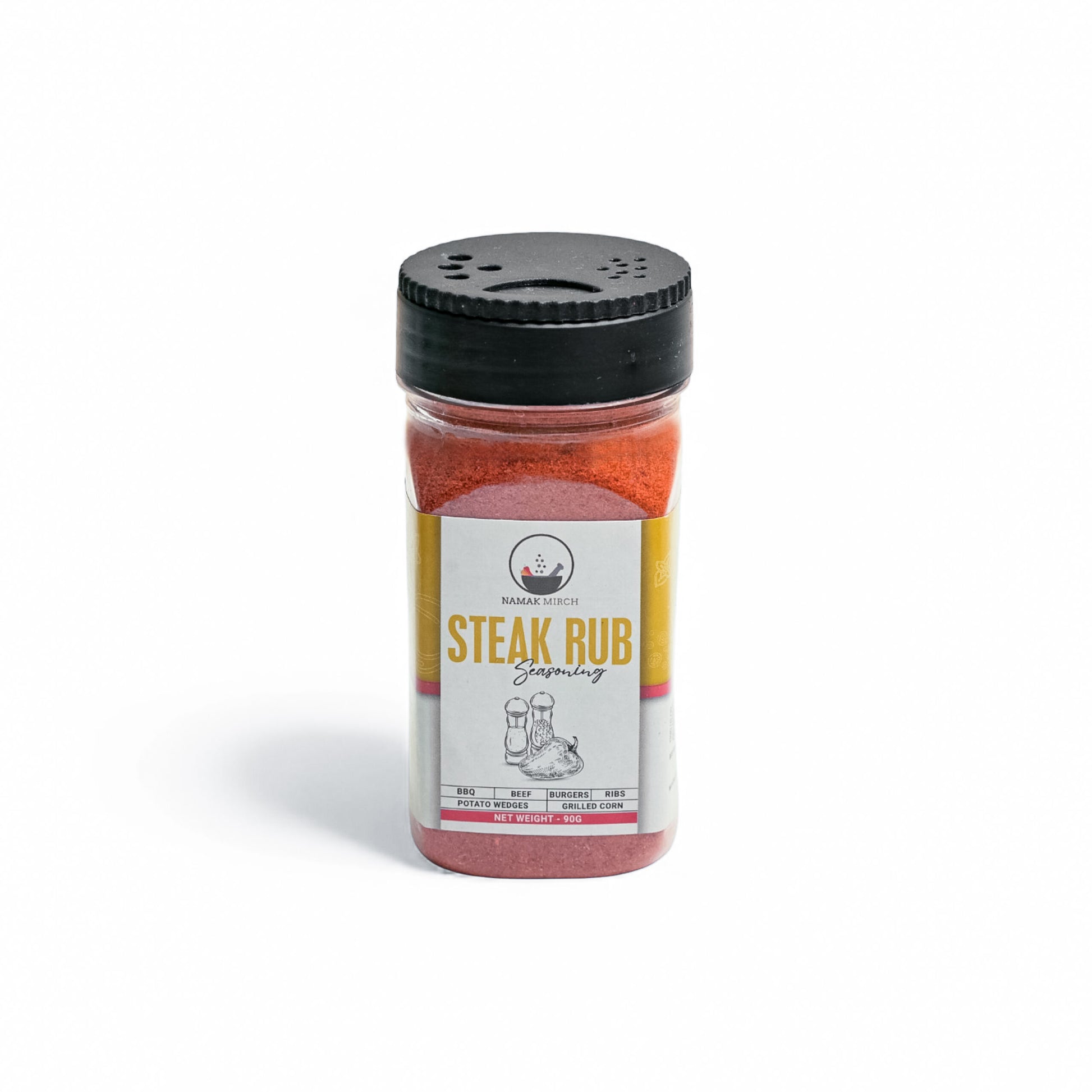 Namak Mirch Steak Seasoning spice blend jar