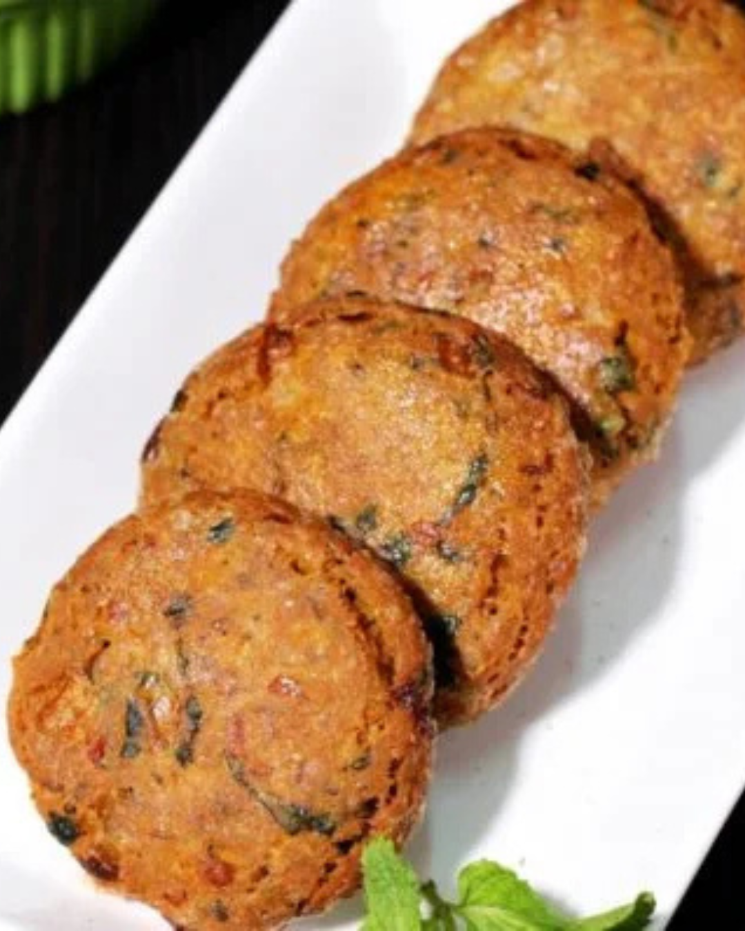Namak Mirch Chicken Resha Kababs frozen box of 12 shredded chicken spiced patties