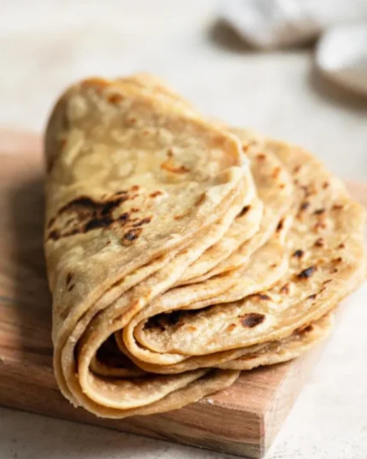 Namak Mirch Plain Roti Packet frozen pack of 10 homemade whole wheat rotis