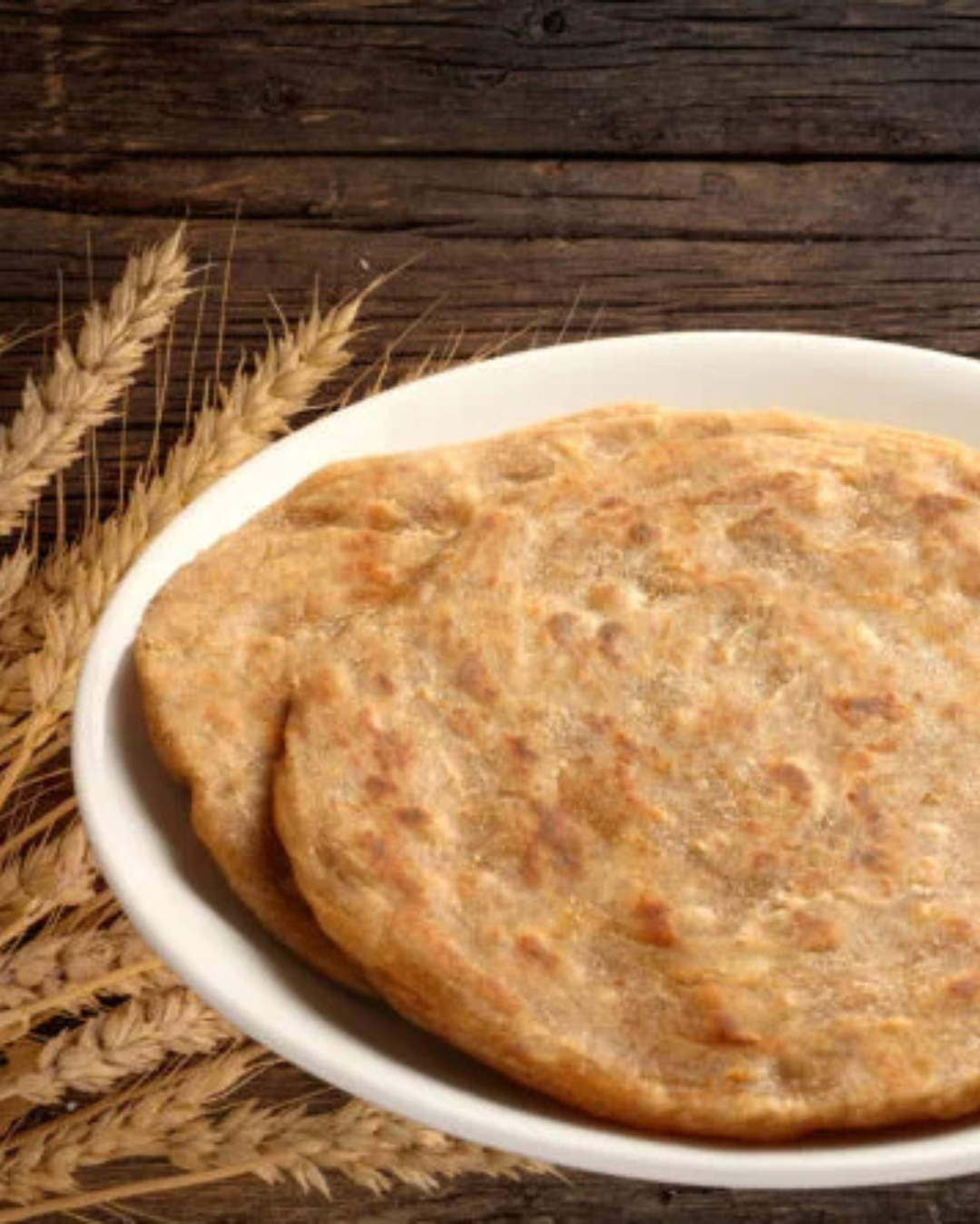 Namak Mirch Roti Paratha Packet frozen pack of 10 homemade whole wheat plain parathas