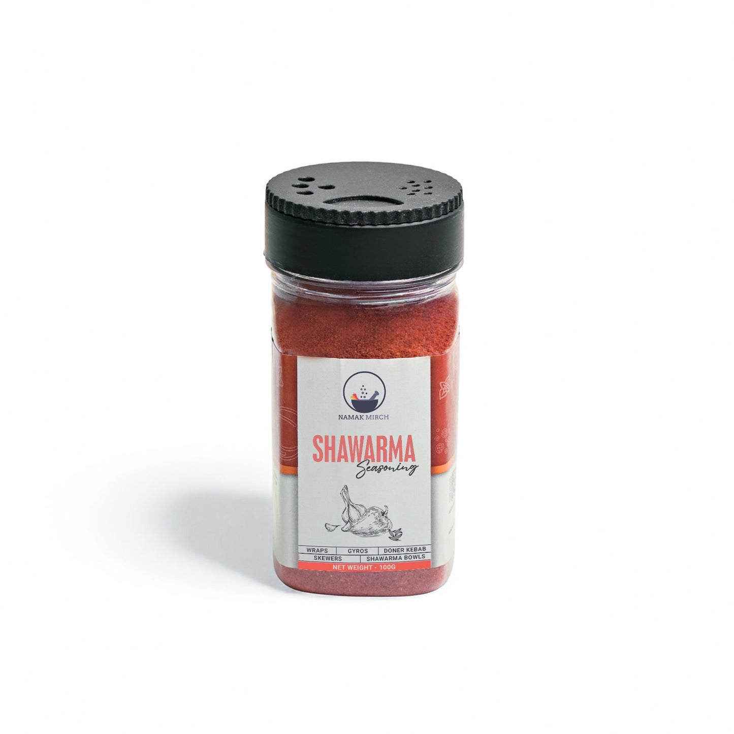 Namak Mirch Shawarma Seasoning Middle Eastern spice blend jar